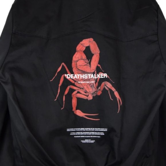 MXDVS If Death Had A Pet Jacket with Plaid Lining - Picture 3 of 10